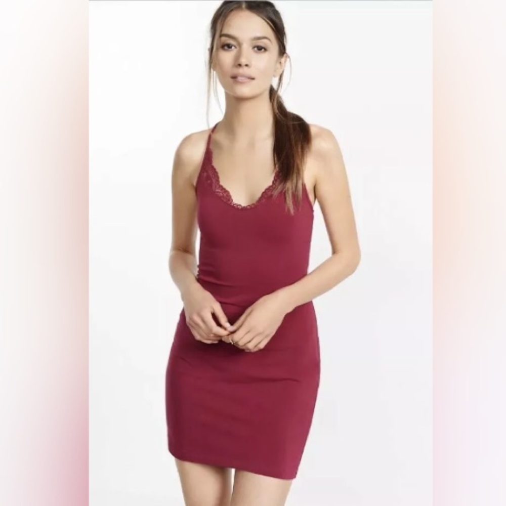 Express Knit Sheath Racerback Dress Size S